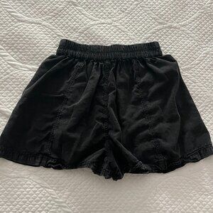 Free People Get Free Poplin Pull-On Shorts